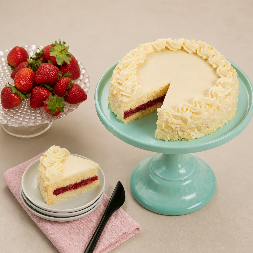 Strawberry Festa Cake